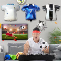 Decoración de la fiesta de fútbol Camiseta Foil Soccer Globos